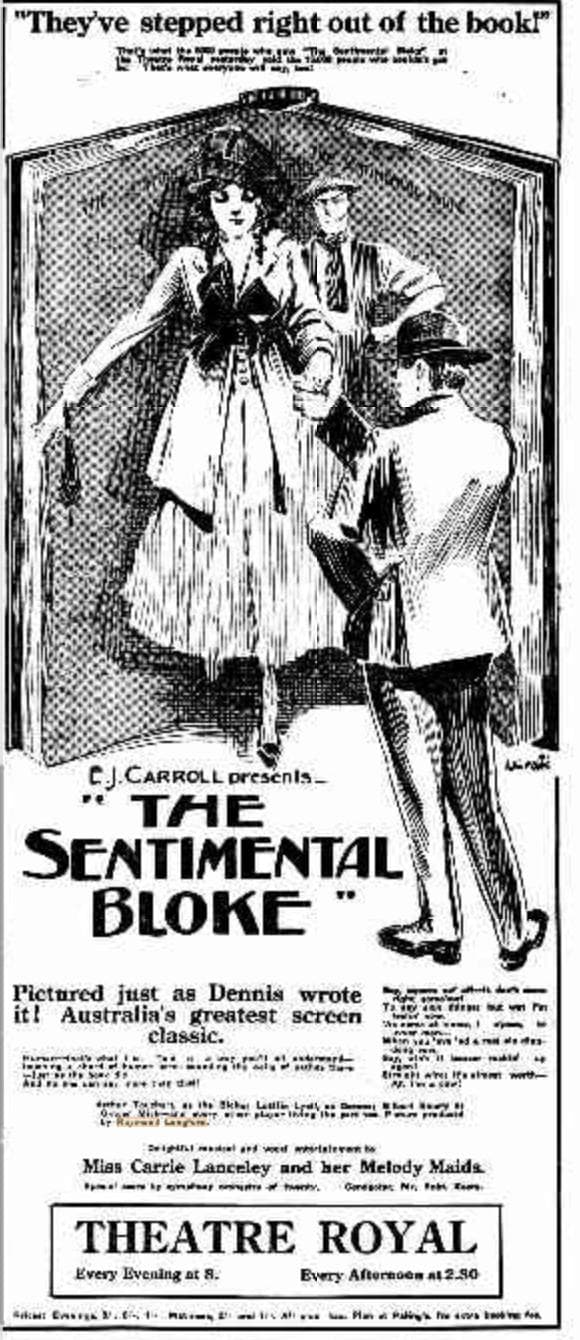 The Sentimental Bloke poster – Cult Cinema