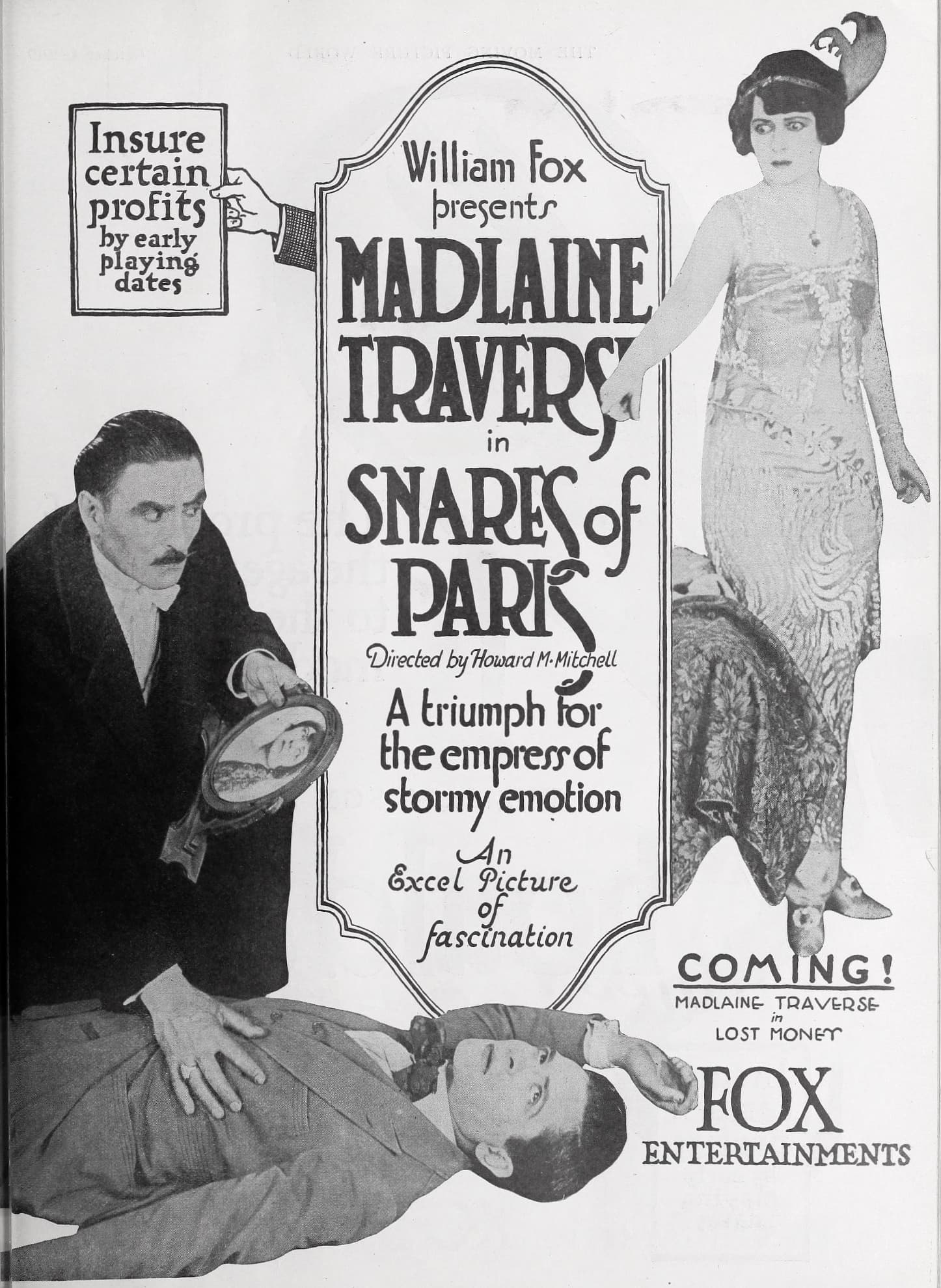 Snares of Paris (1919) film backdrop