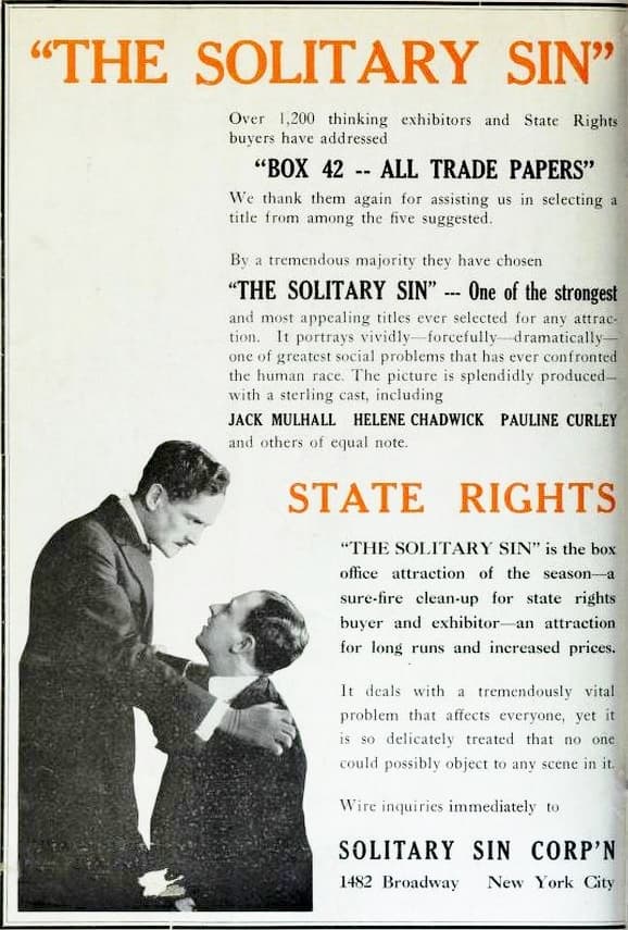 The Solitary Sin poster