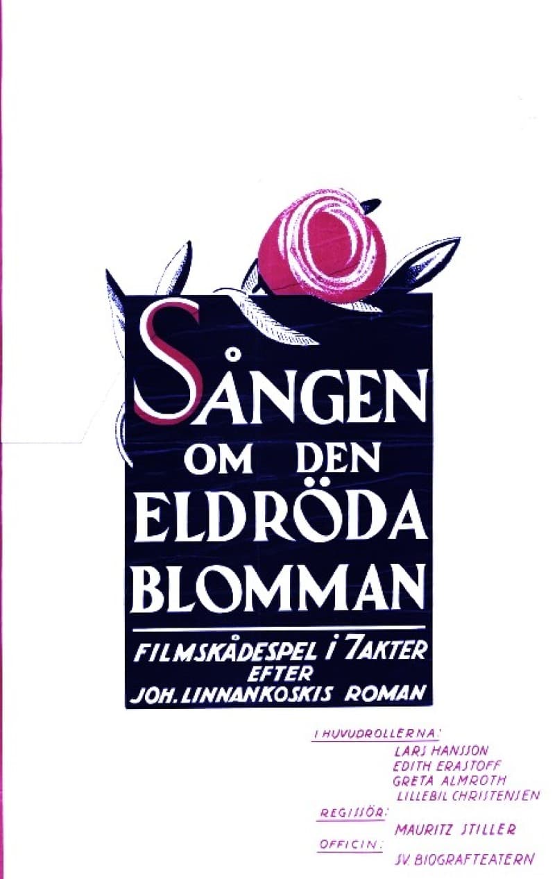 Sången om den eldröda blomman poster – Cult Cinema