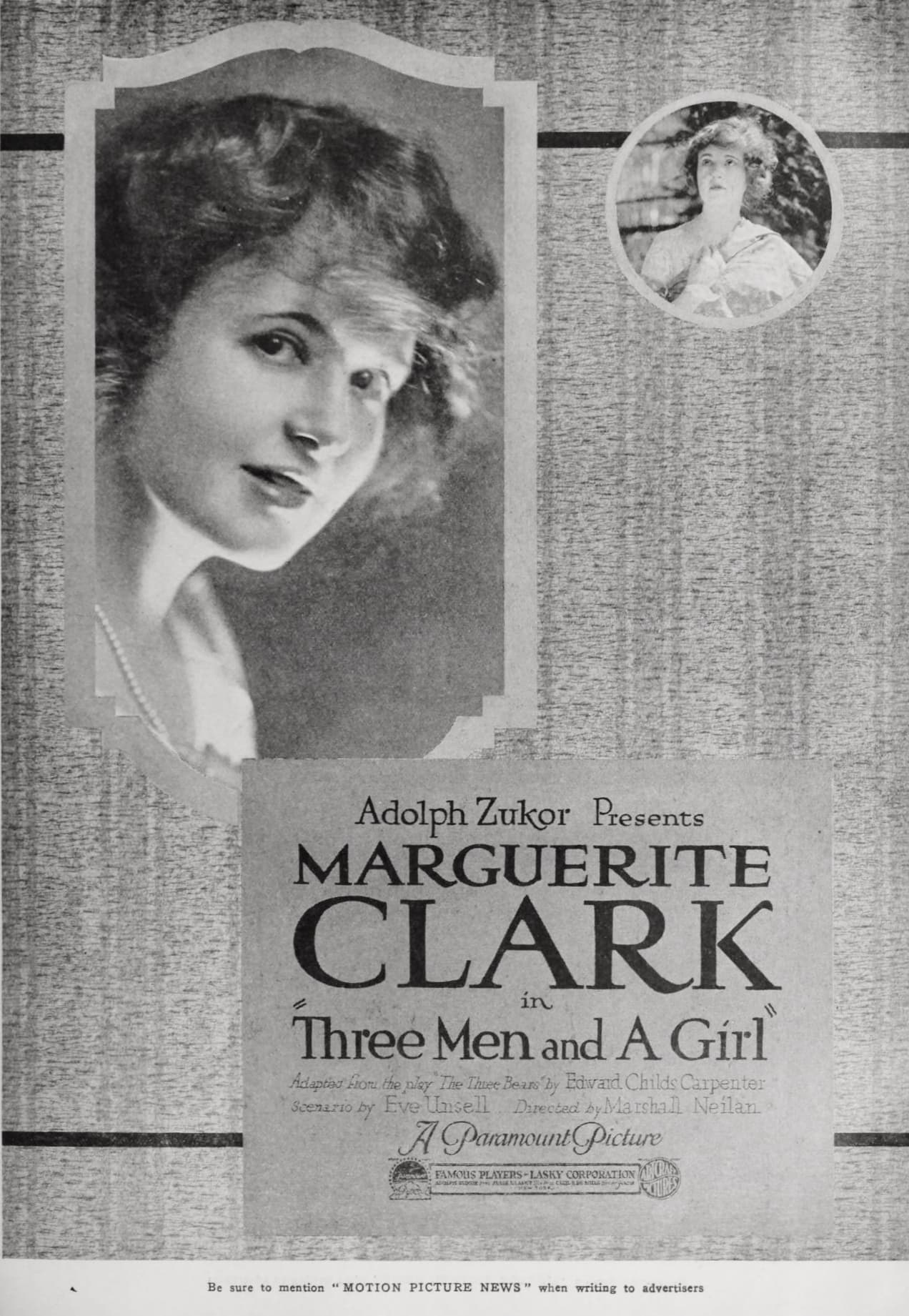 Three Men and a Girl poster