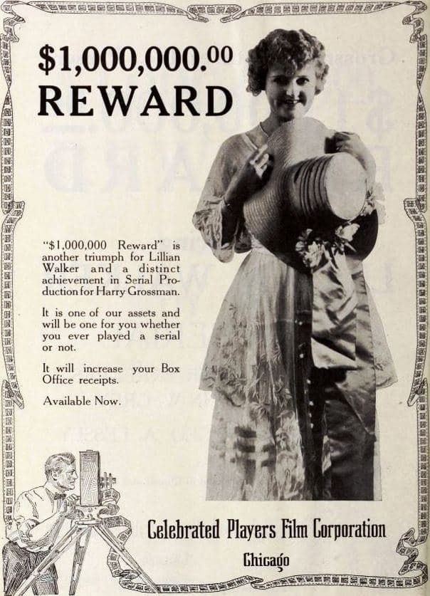 The $1,000,000 Reward poster