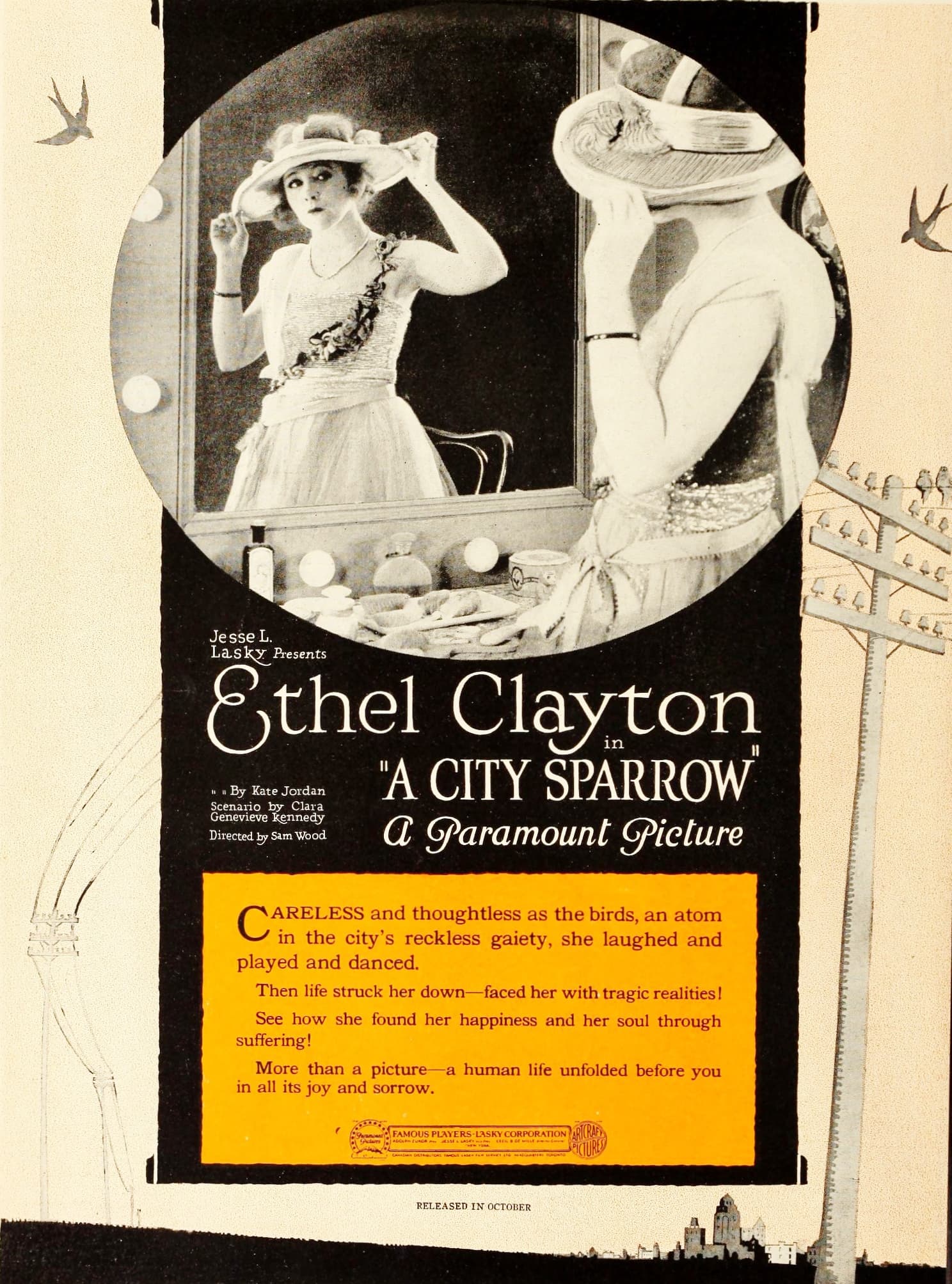 A City Sparrow poster