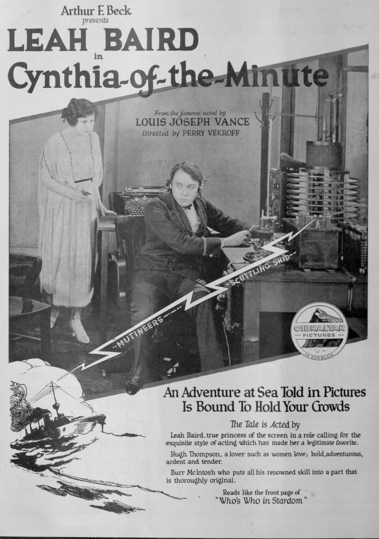 Cynthia of the Minute poster – Cult Cinema