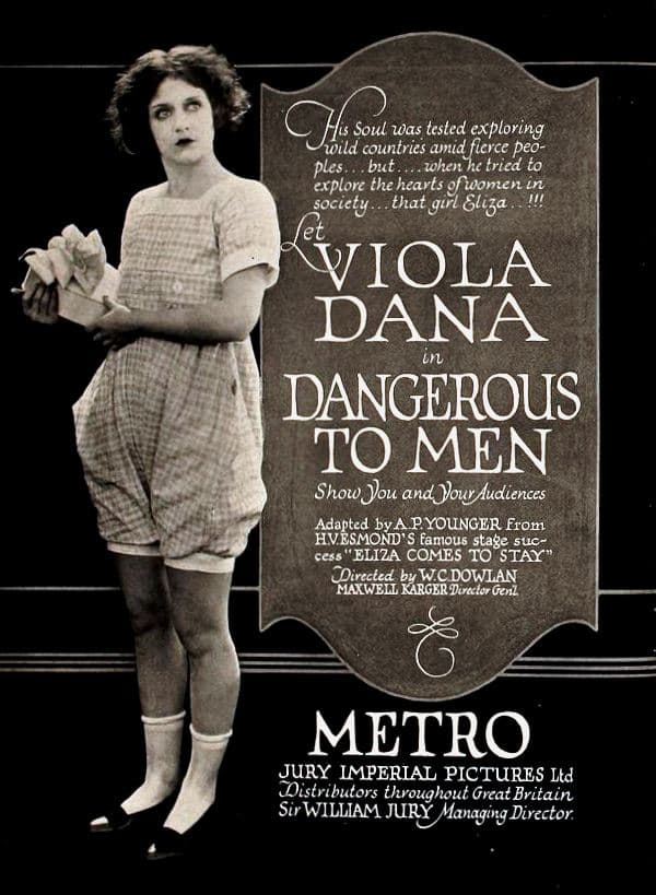 Dangerous to Men poster – Cult Cinema