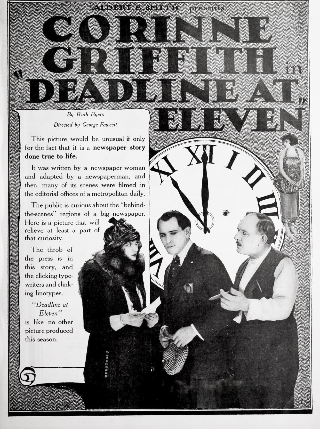 Deadline at Eleven poster