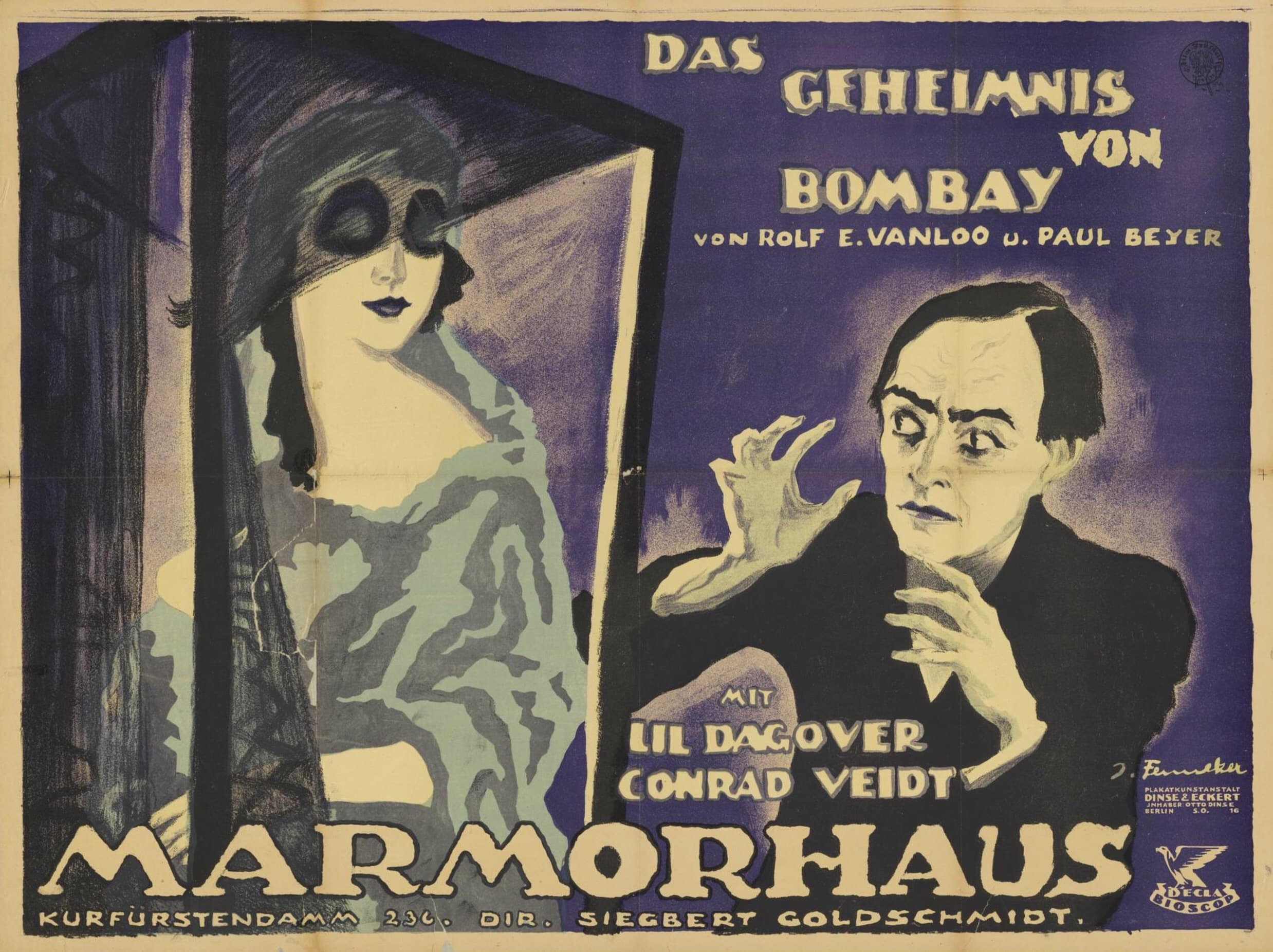 Das Geheimnis von Bombay poster