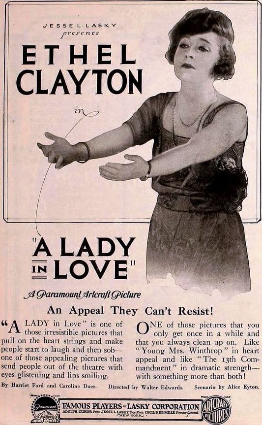 A Lady in Love poster – Cult Cinema