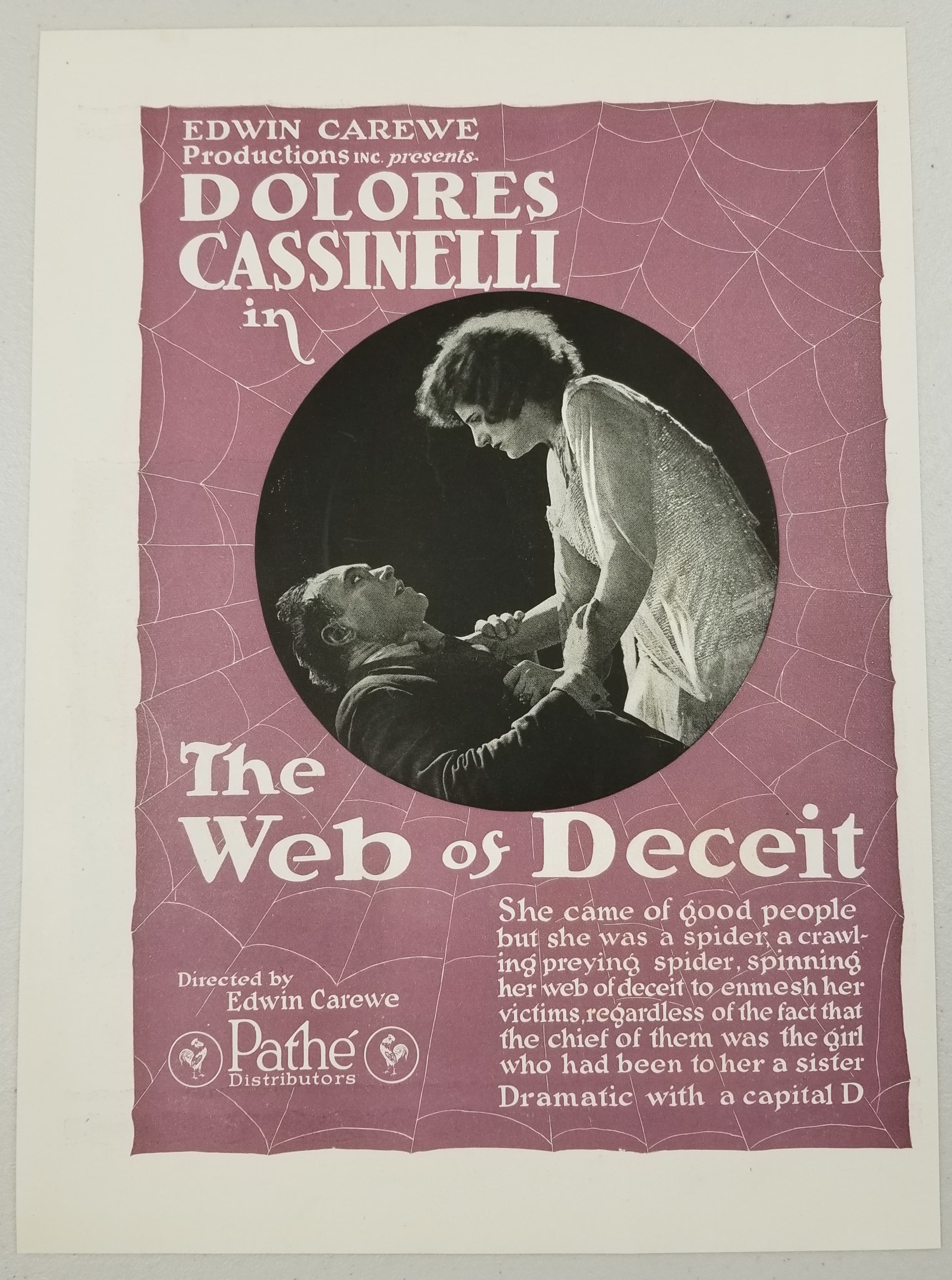 The Web of Deceit poster – Cult Cinema