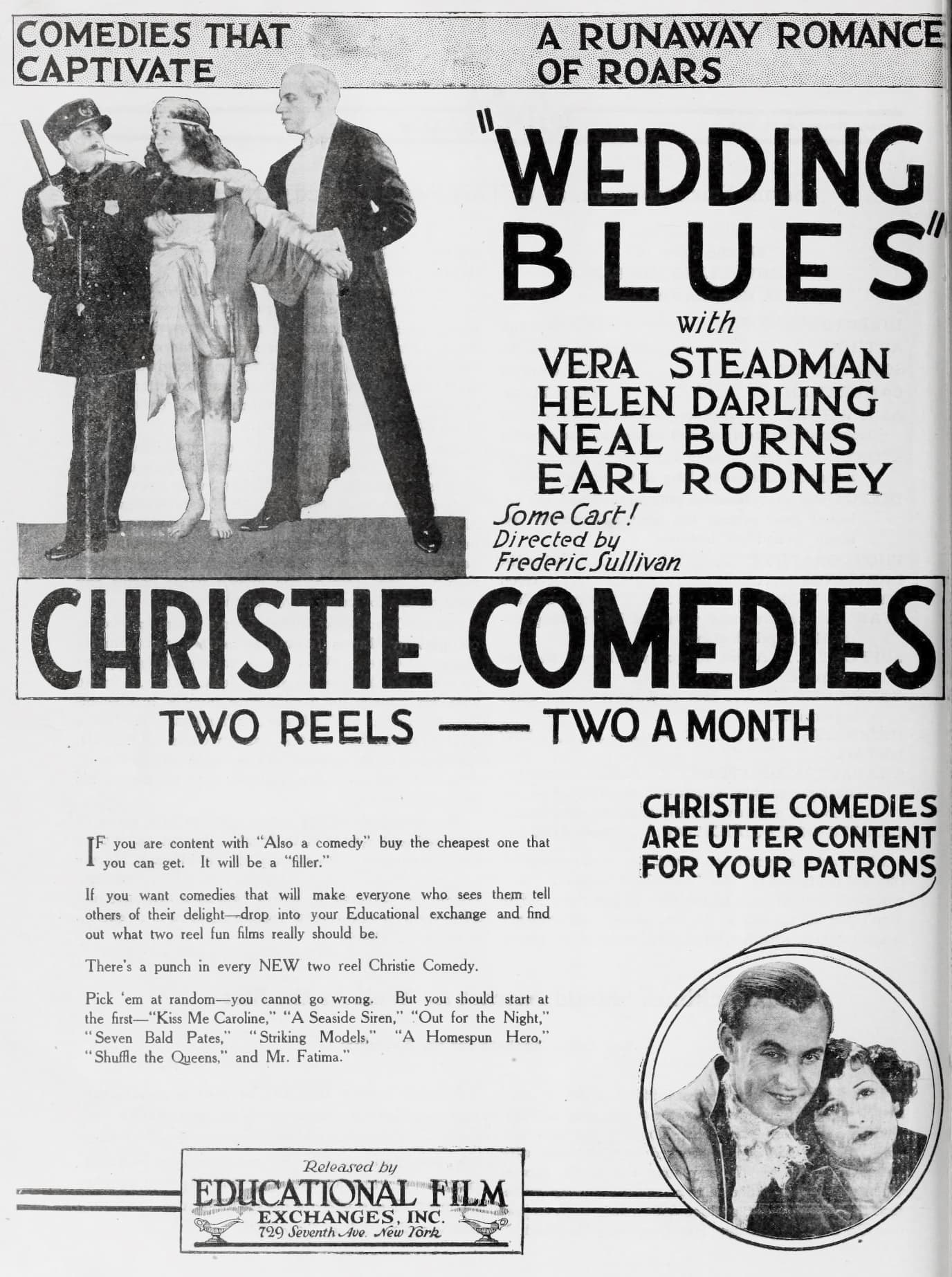 Wedding Blues poster – Cult Cinema