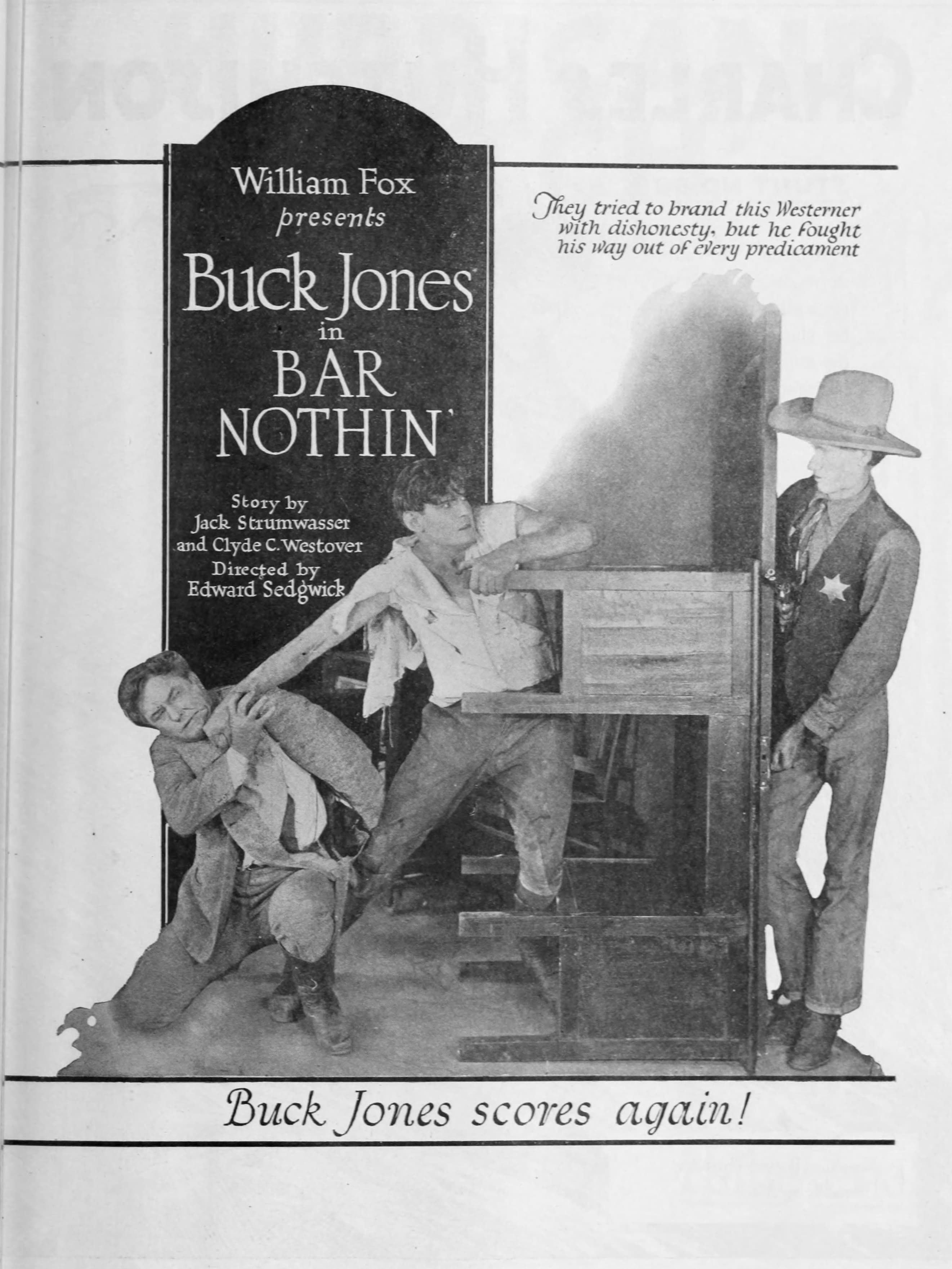 Bar Nothing poster – Cult Cinema