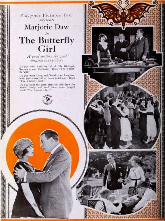 The Butterfly Girl poster