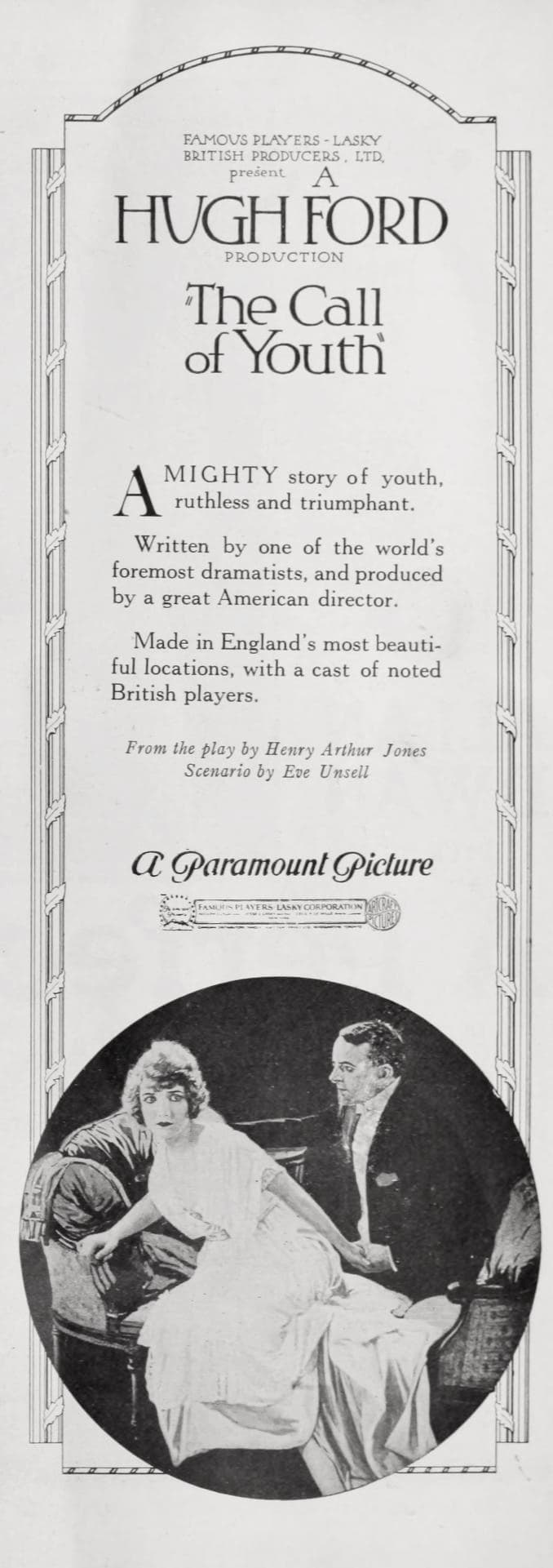 The Call of Youth poster – Cult Cinema