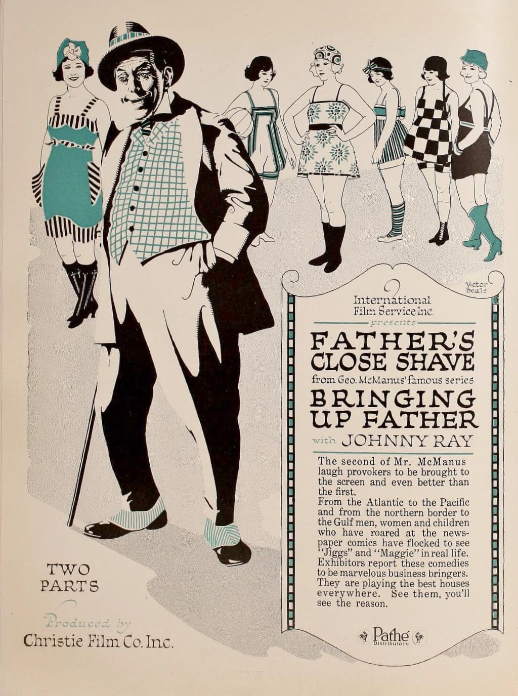 Father's Close Shave (1920) film backdrop