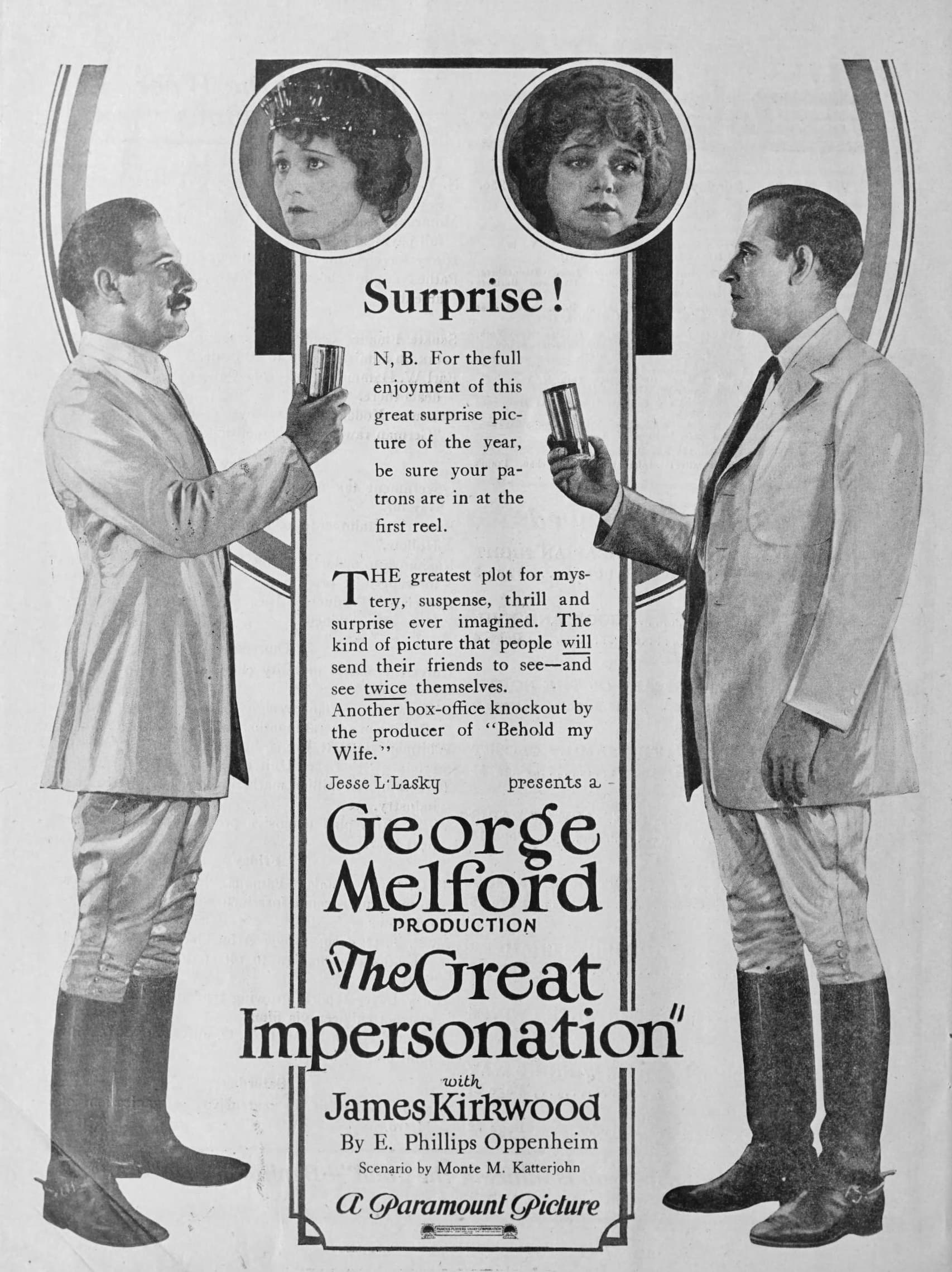 The Great Impersonation poster – Cult Cinema