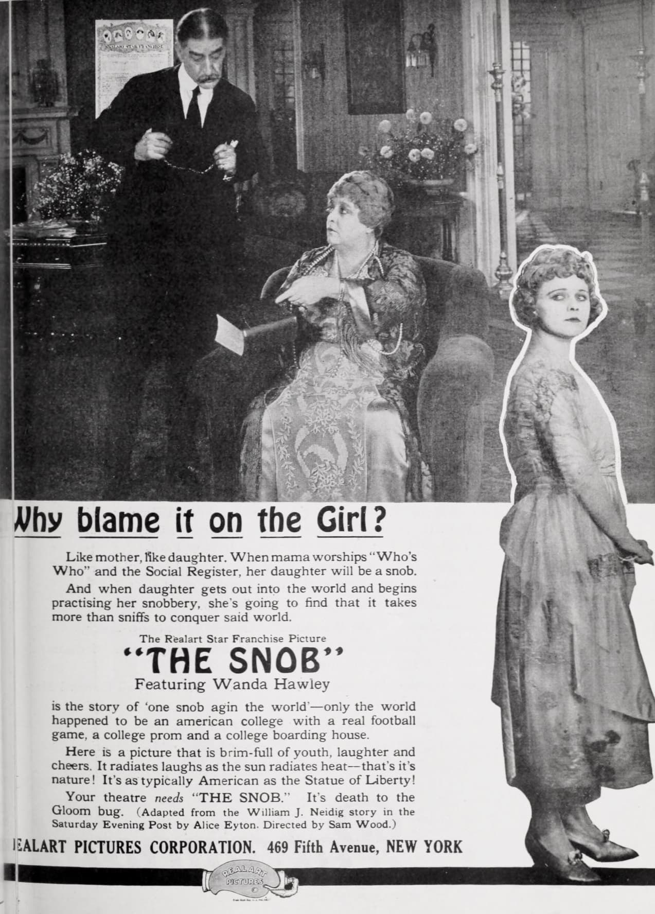 The Snob (1921) film backdrop