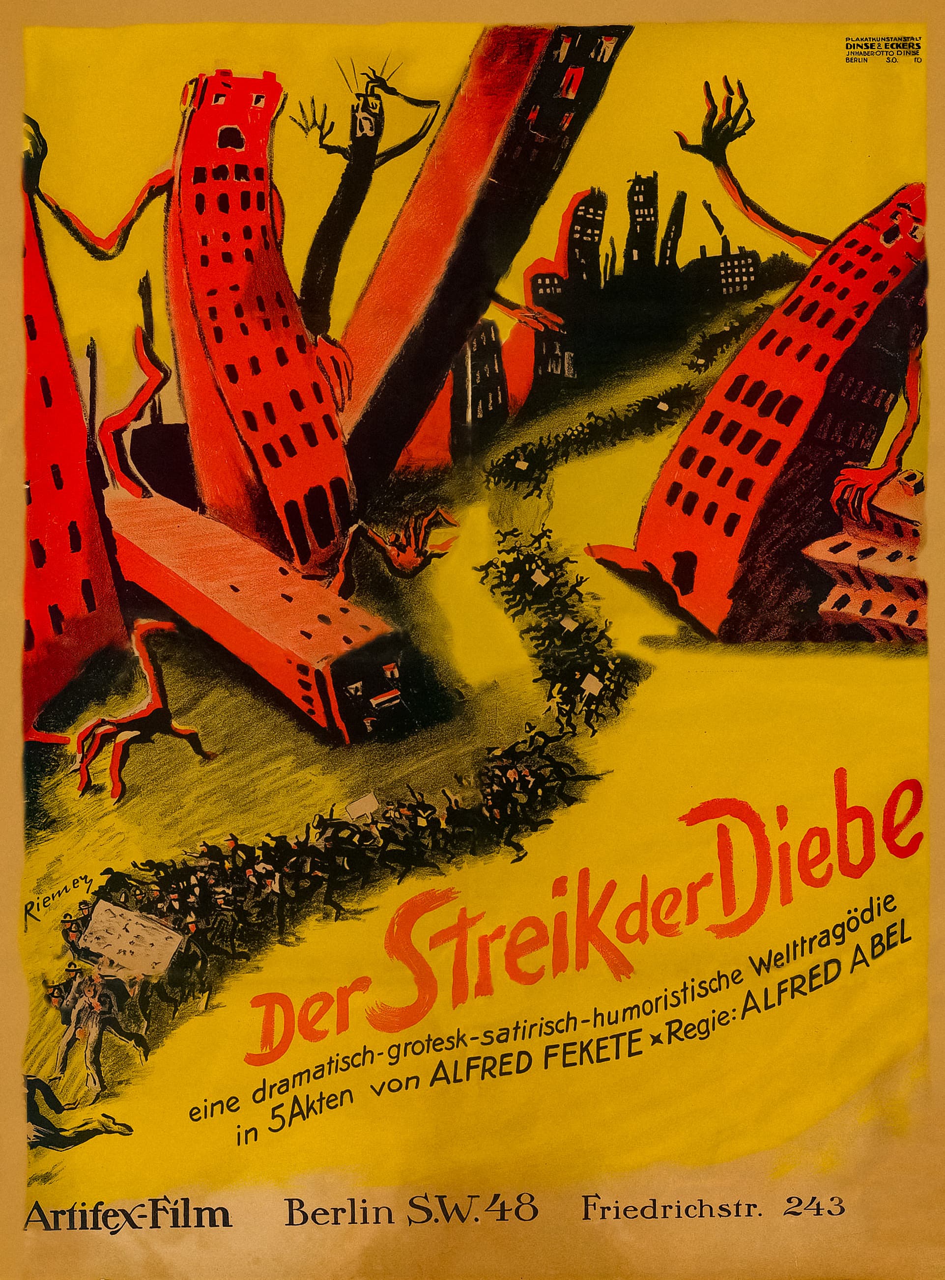 Der Streik der Diebe (1921) film backdrop