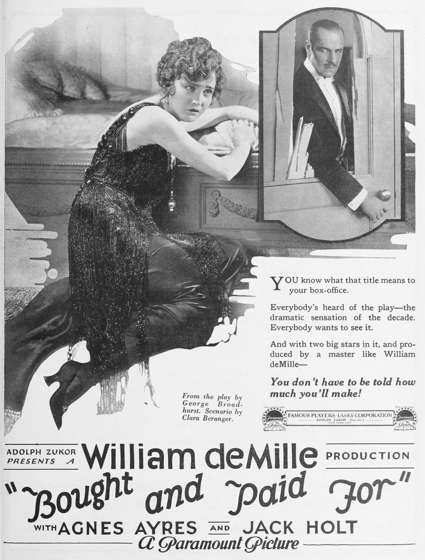 Bought and Paid For poster