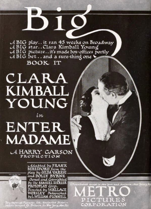 Enter Madame poster – Cult Cinema