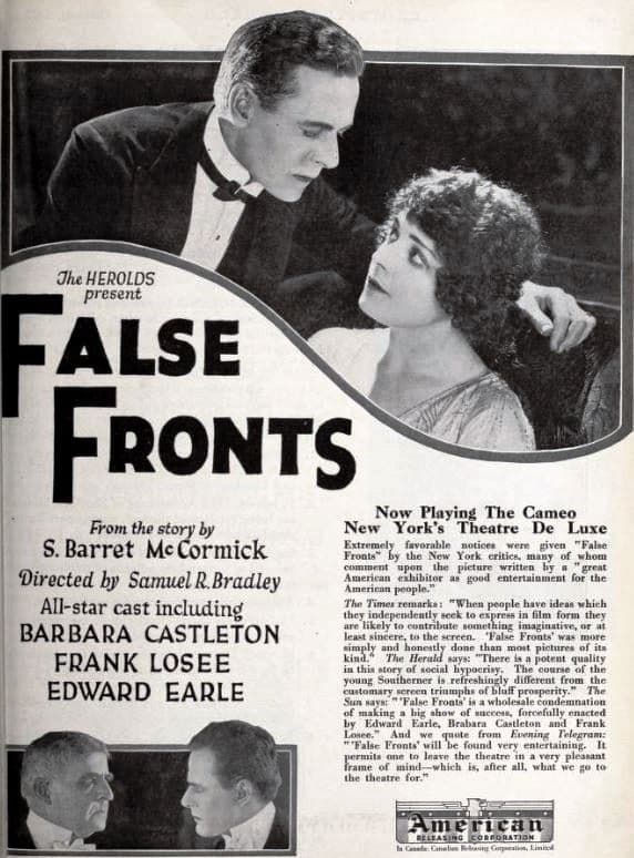False Fronts (1922) film backdrop