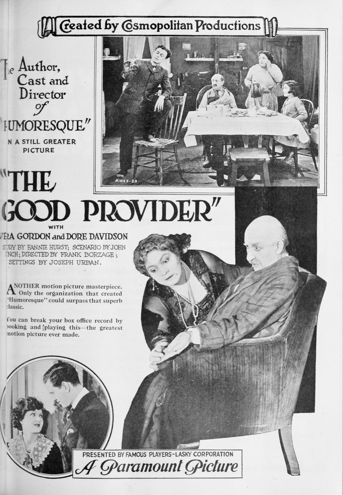 The Good Provider poster – Cult Cinema