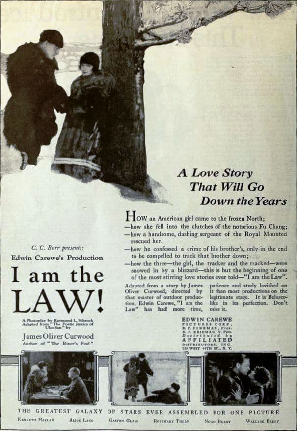 I Am the Law poster