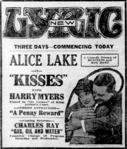 Kisses (1922) film backdrop