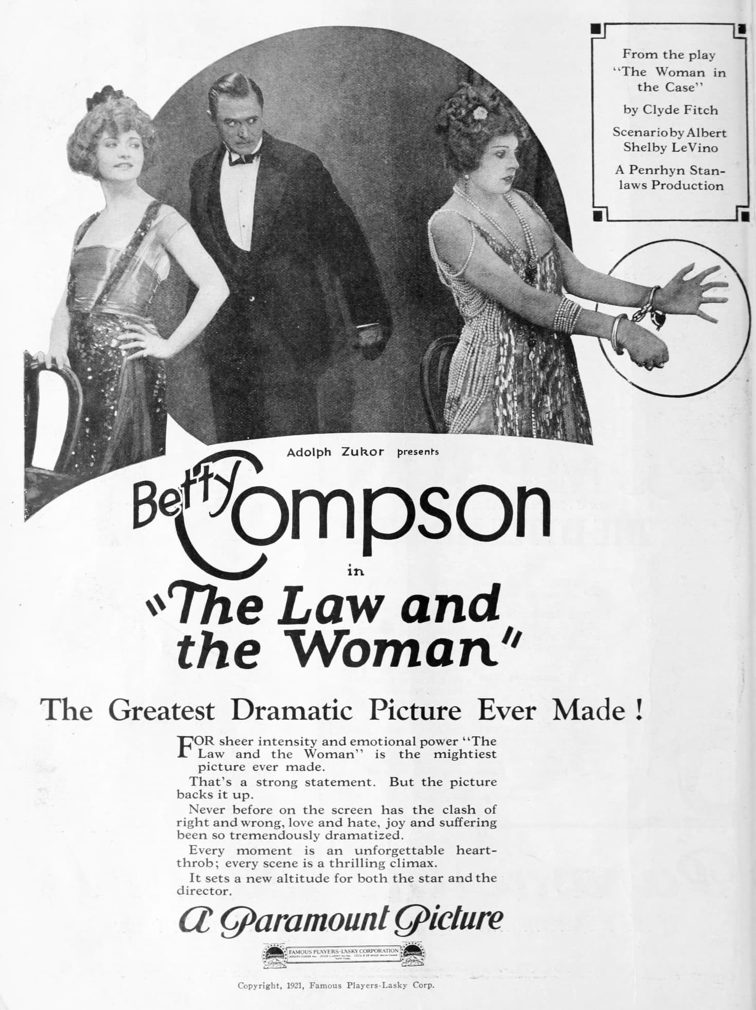 The Law and the Woman poster