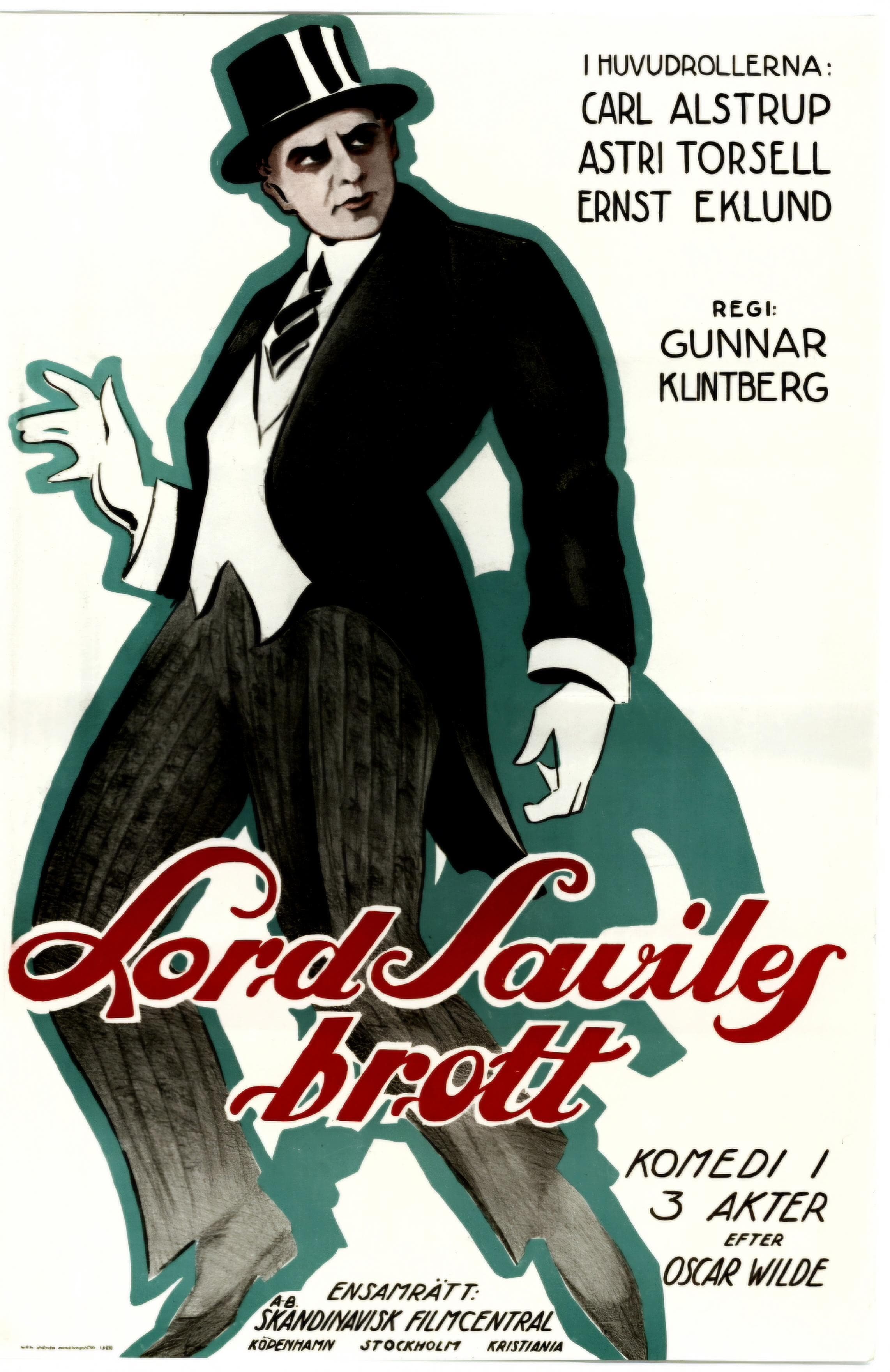 Lord Saviles brott poster – Cult Cinema