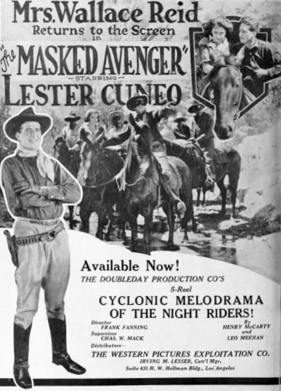 The Masked Avenger poster – Cult Cinema