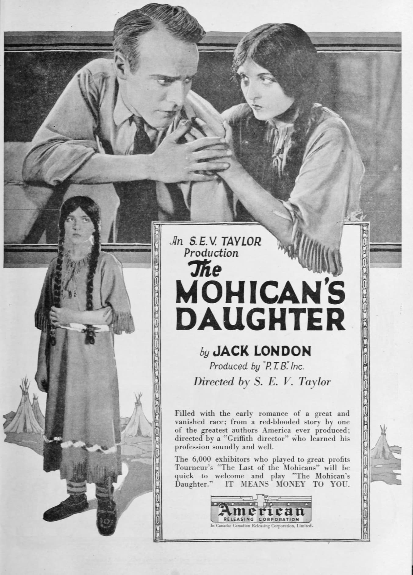 The Mohican's Daughter poster – Cult Cinema