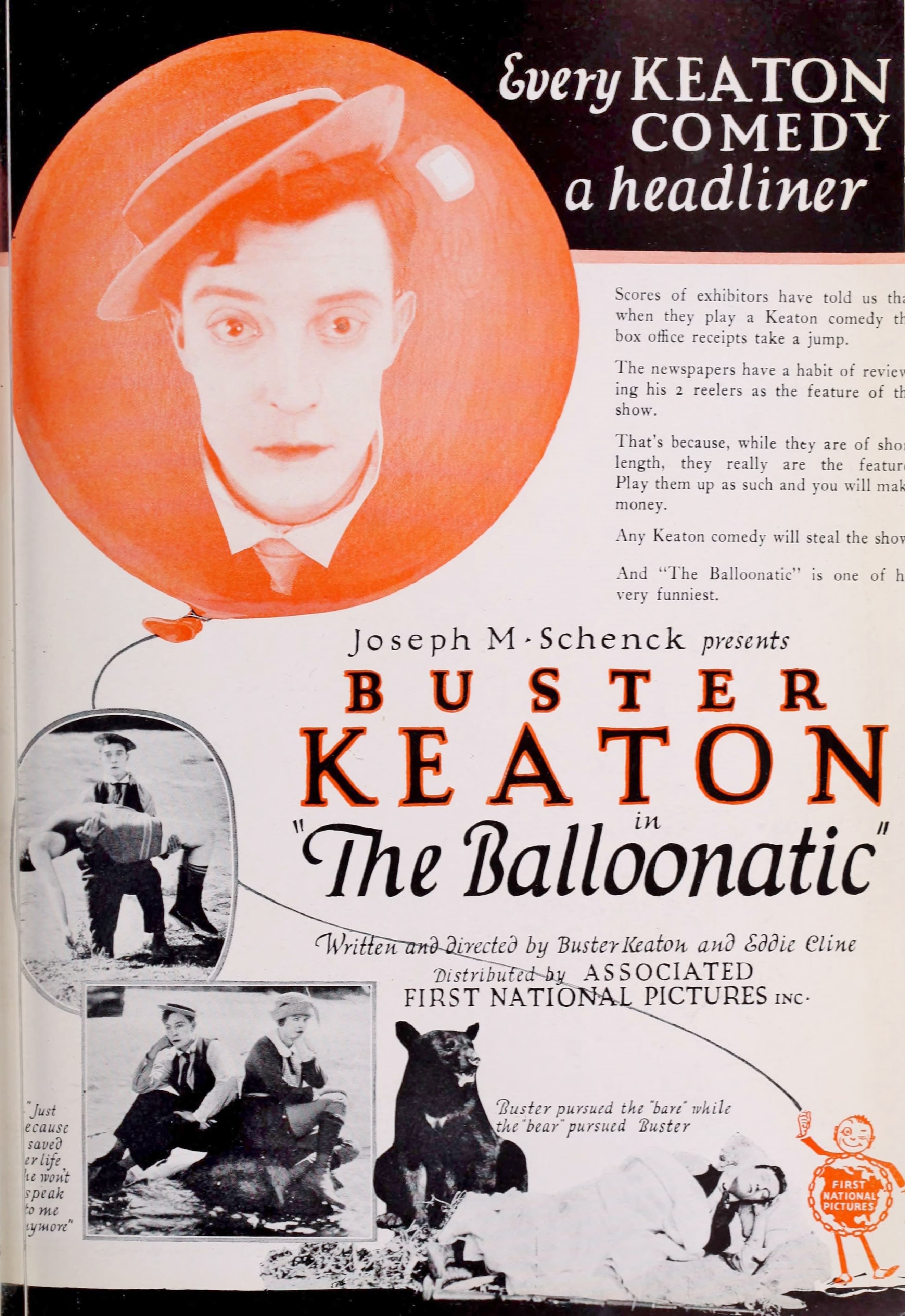 The Balloonatic (1923) film backdrop