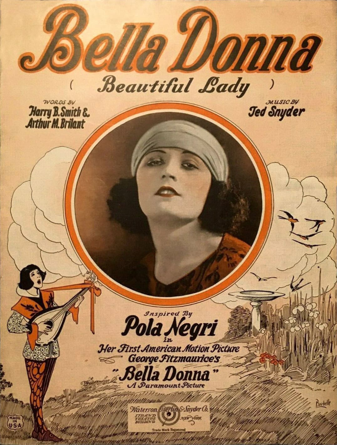 Bella Donna (1923) film backdrop