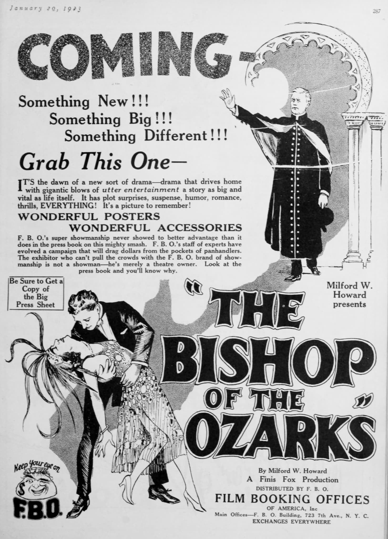 The Bishop of the Ozarks poster