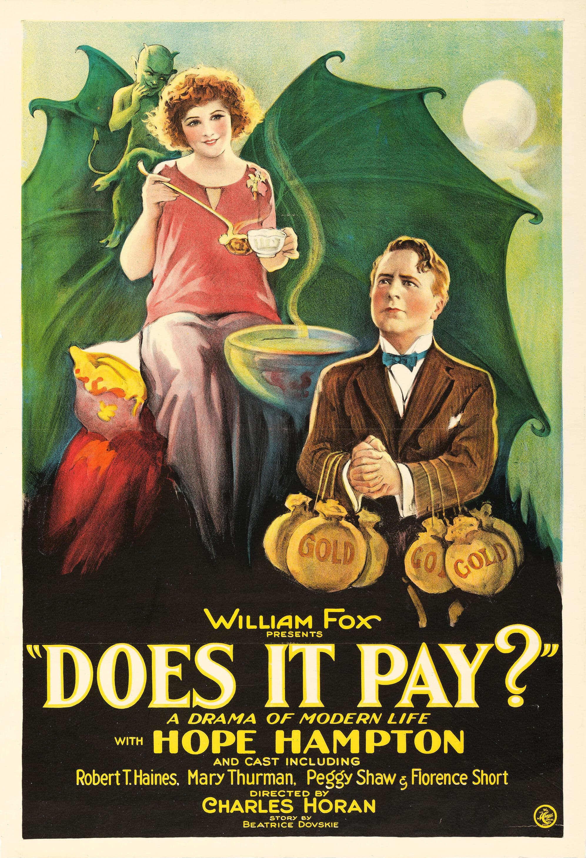 Does It Pay? poster – Cult Cinema