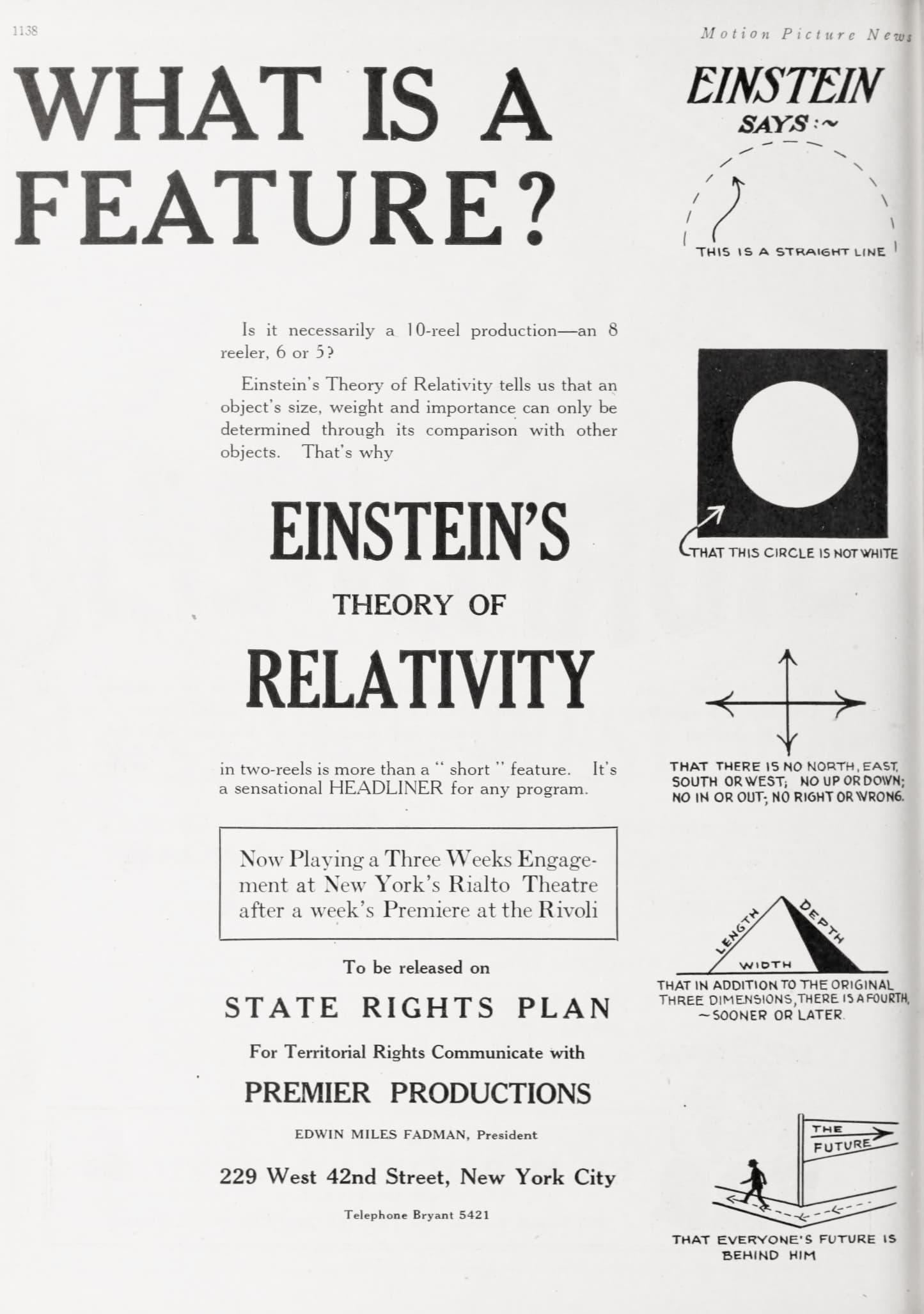 The Einstein Theory of Relativity poster – Cult Cinema