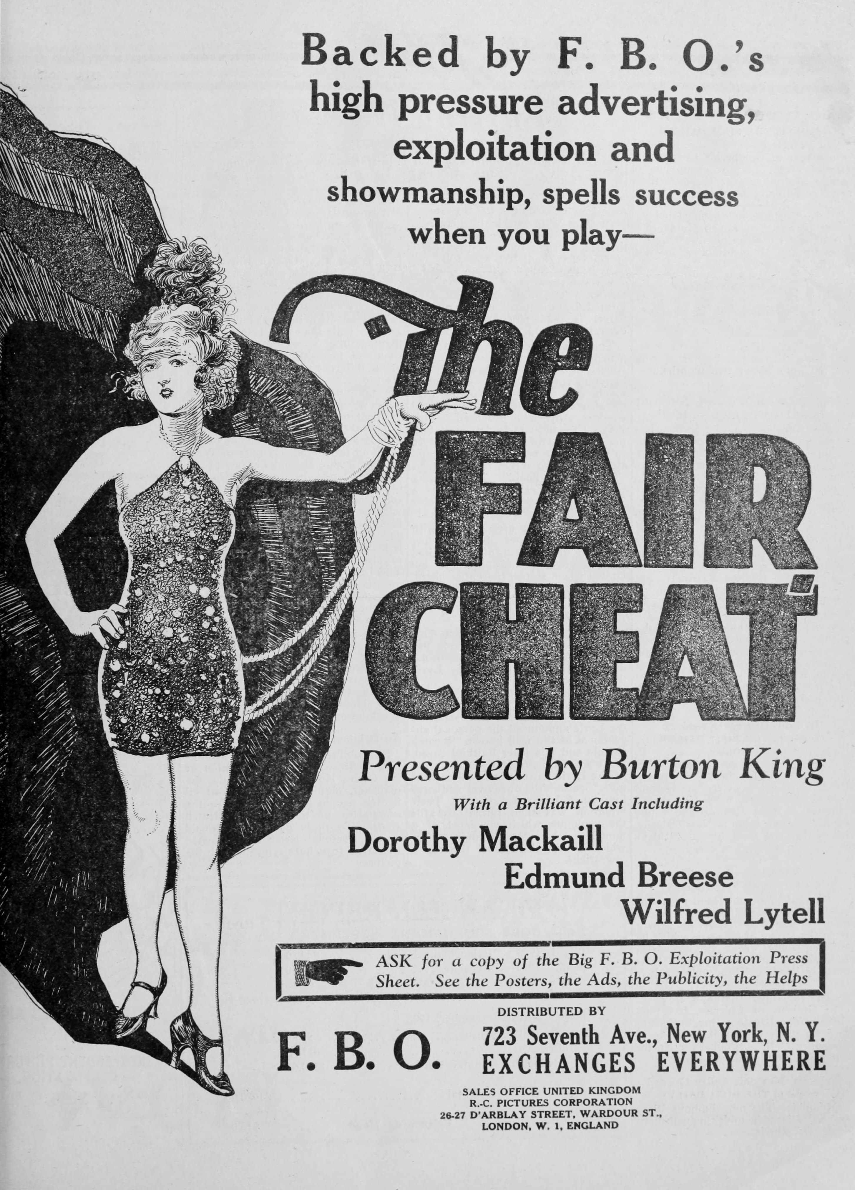 The Fair Cheat poster