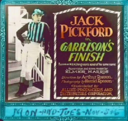 Garrison's Finish poster