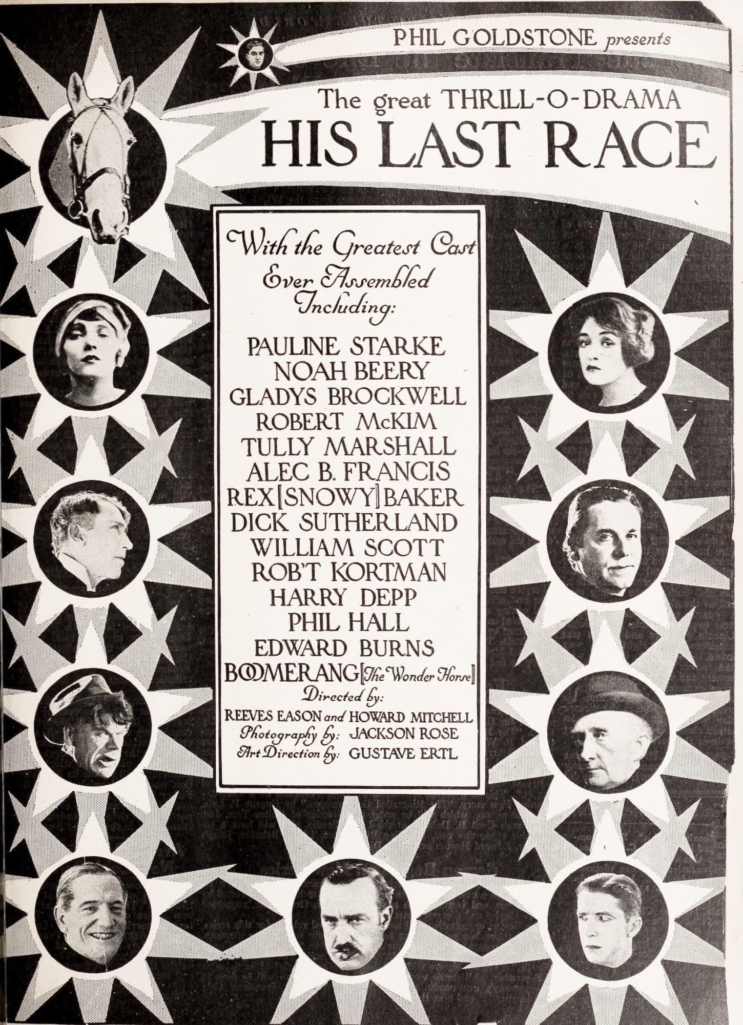 His Last Race poster