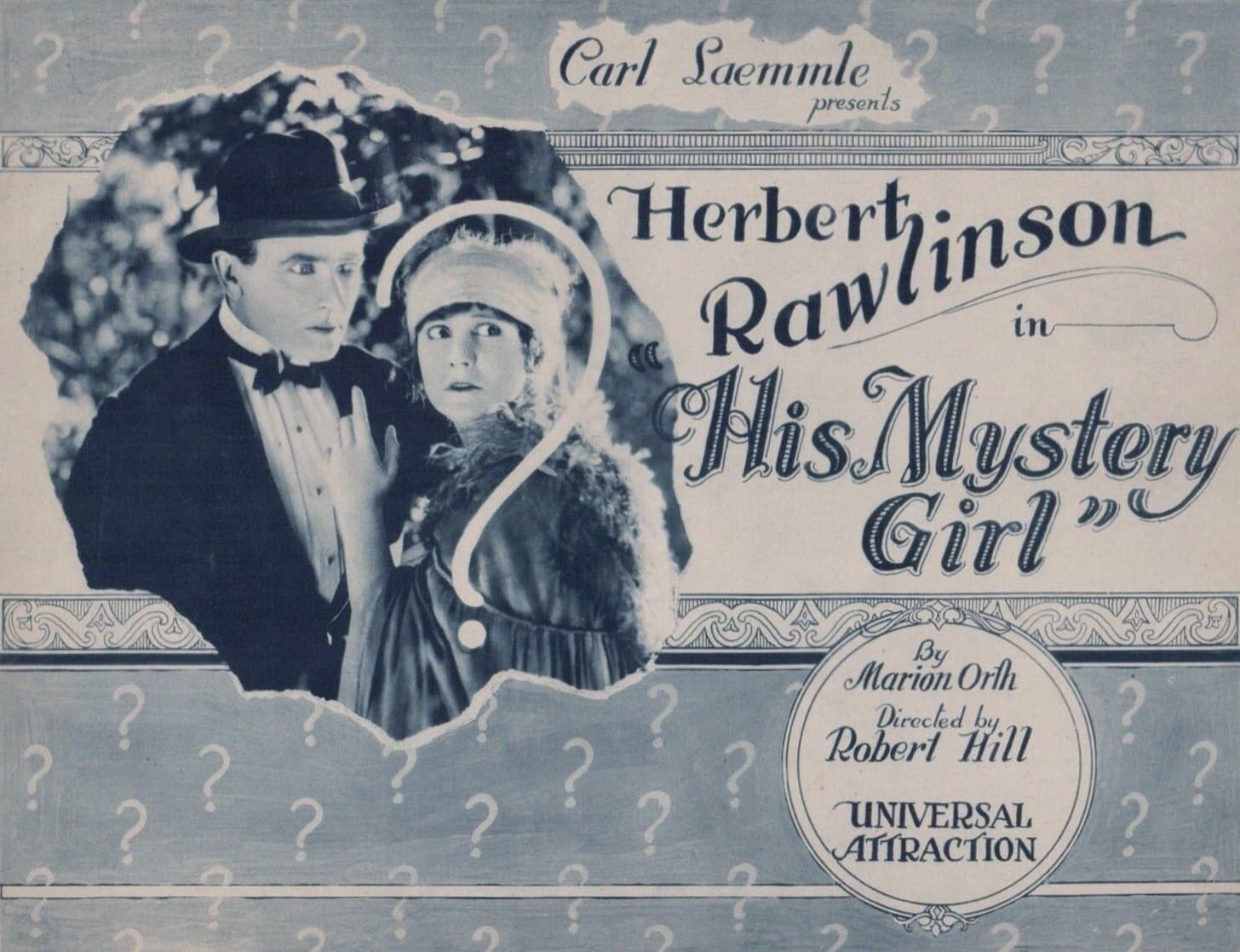 His Mystery Girl poster