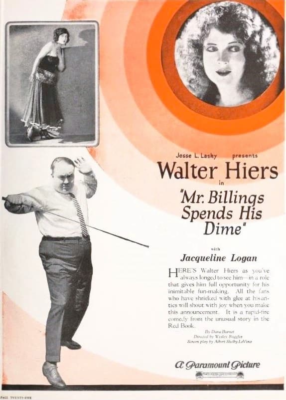 Mr. Billings Spends His Dime poster