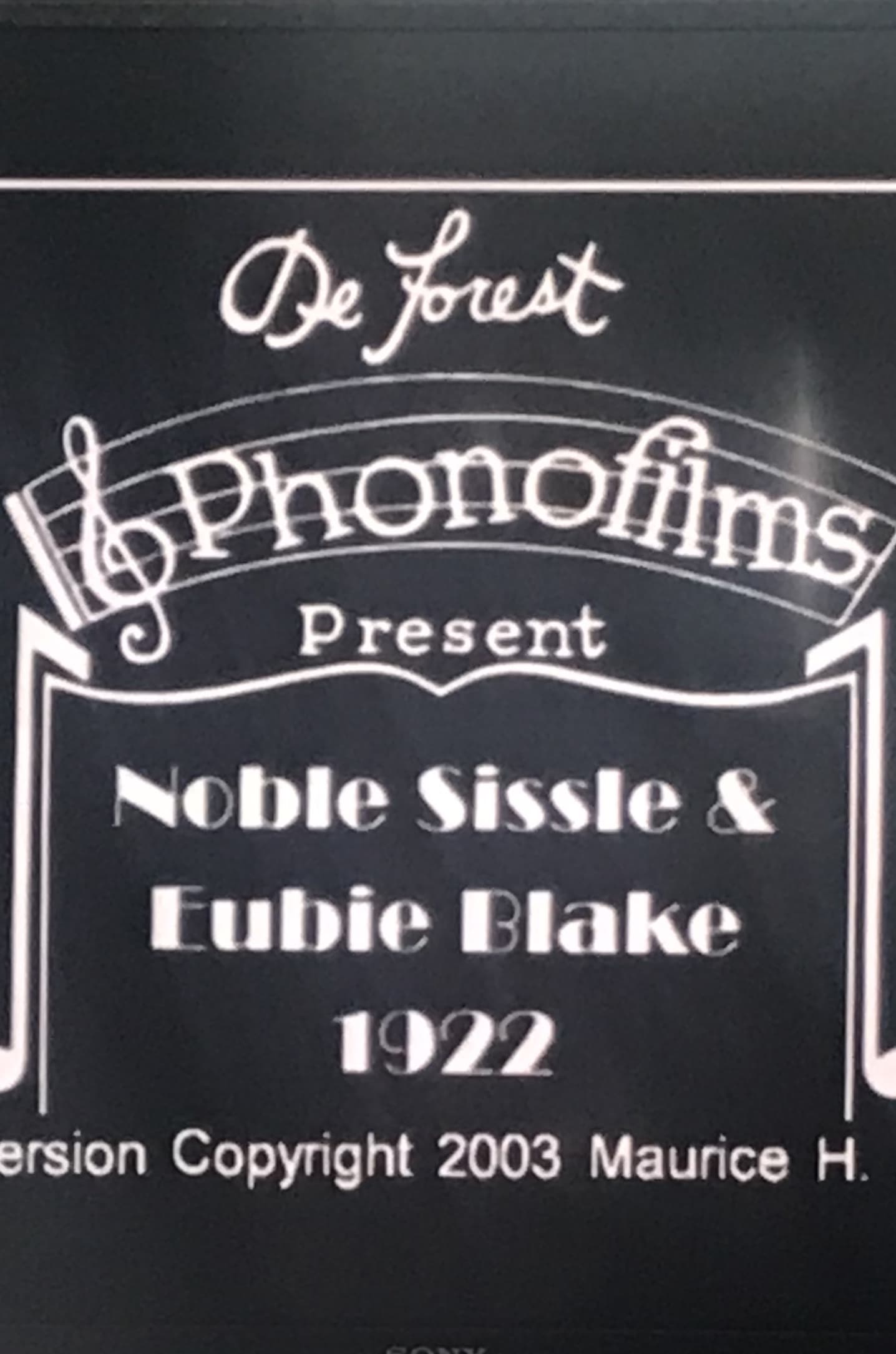 Noble Sissle and Eubie Blake Sing Snappy Songs (1923) film backdrop