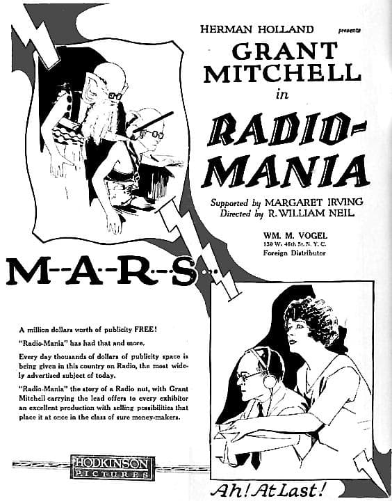 Radio-Mania (1923) film backdrop