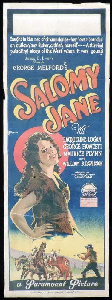 Salomy Jane poster – Cult Cinema