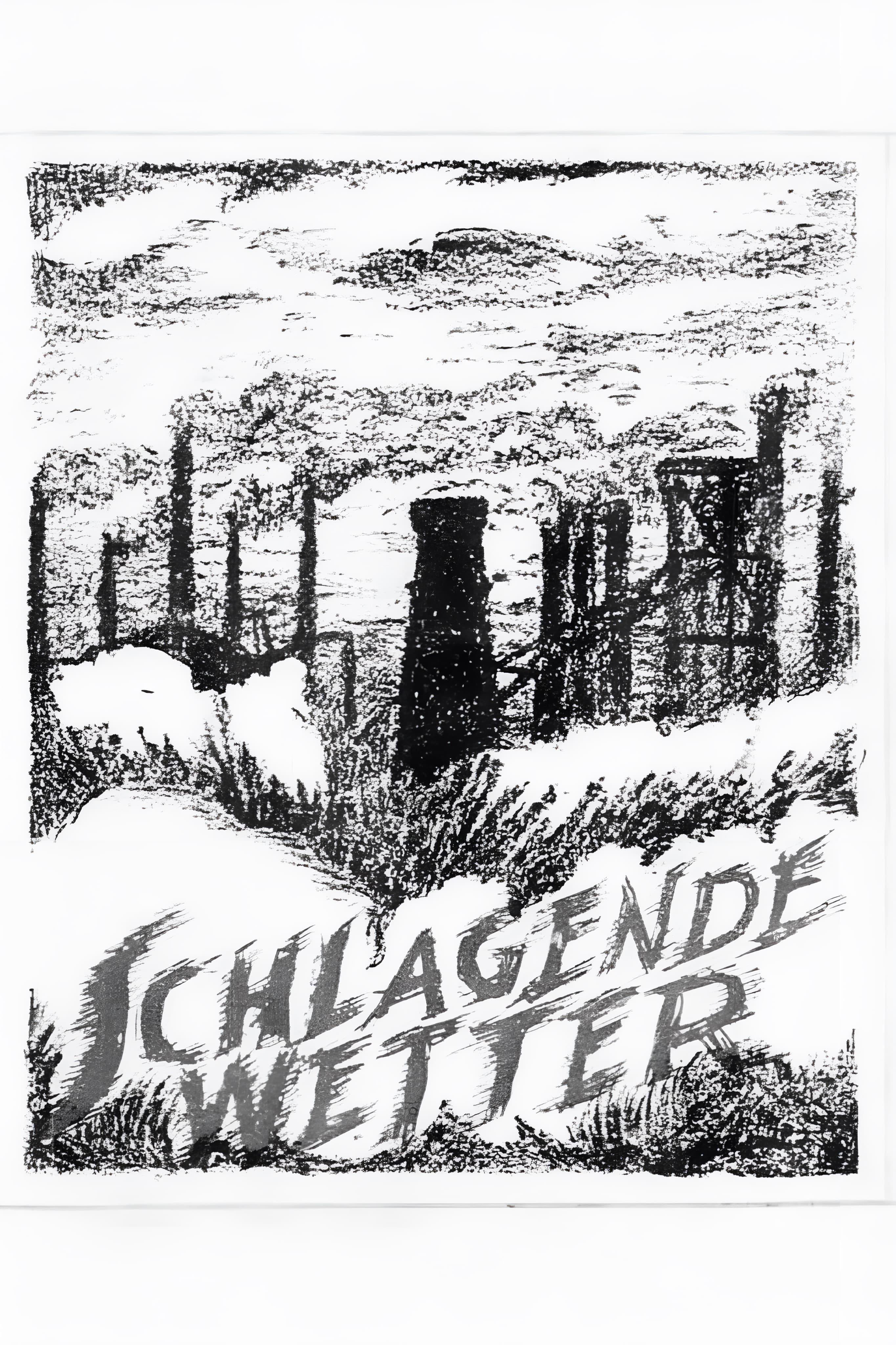 Schlagende Wetter poster