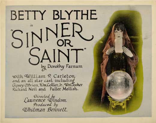 Sinner or Saint poster – Cult Cinema
