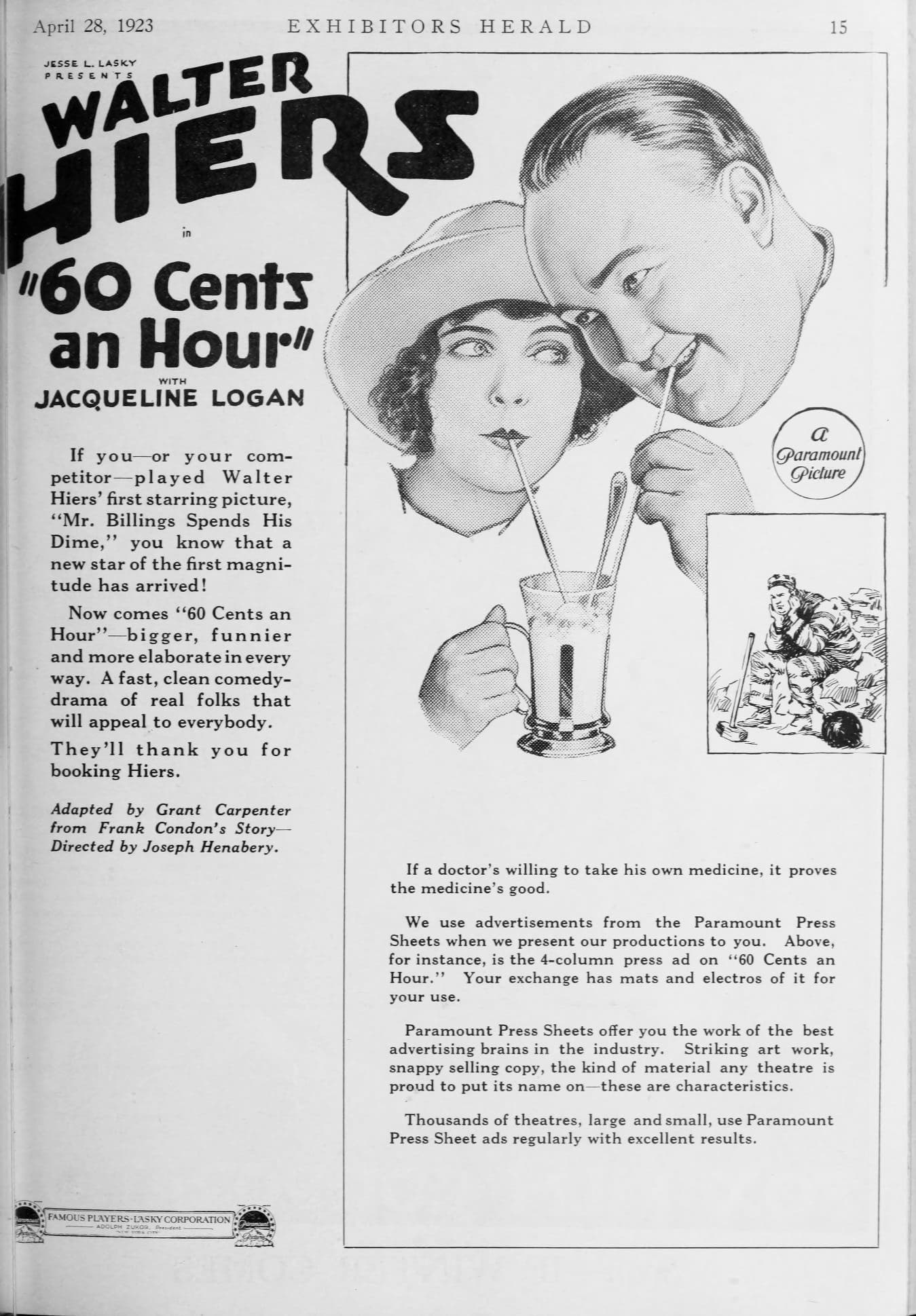 Sixty Cents an Hour