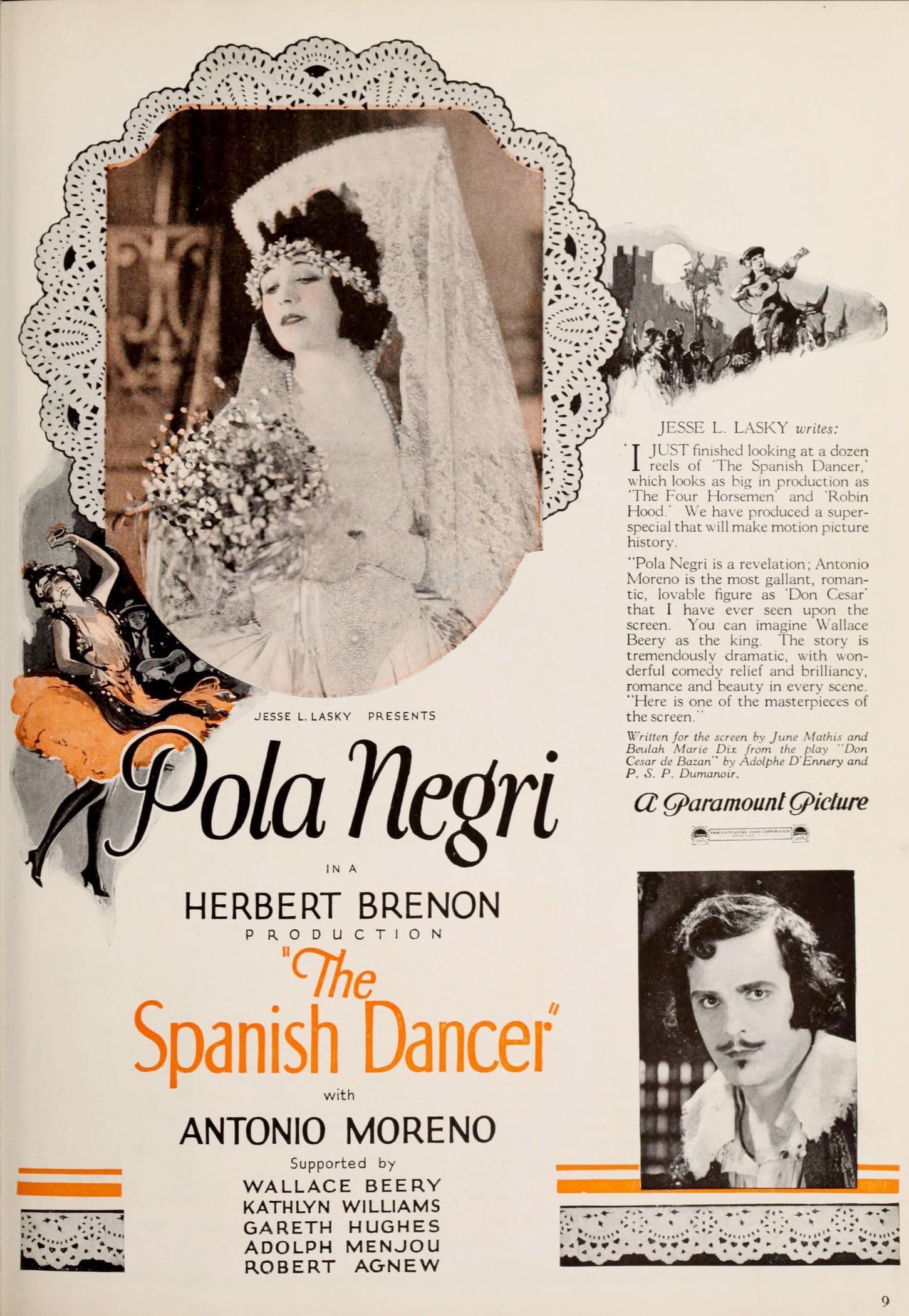 The Spanish Dancer poster
