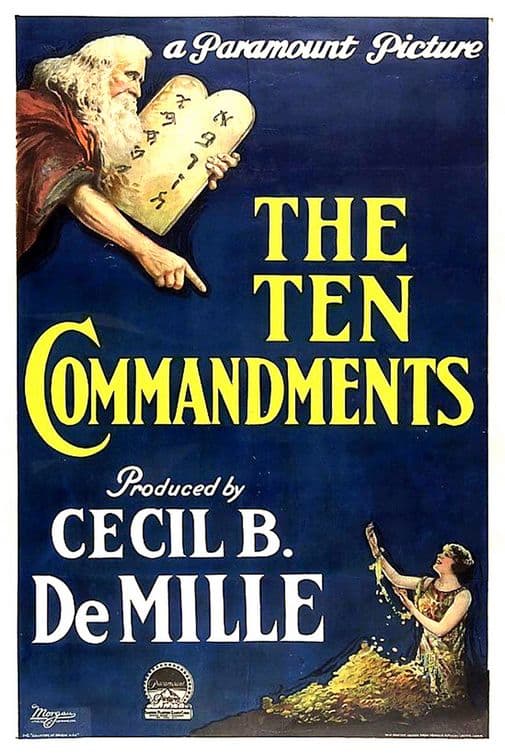 The Ten Commandments poster