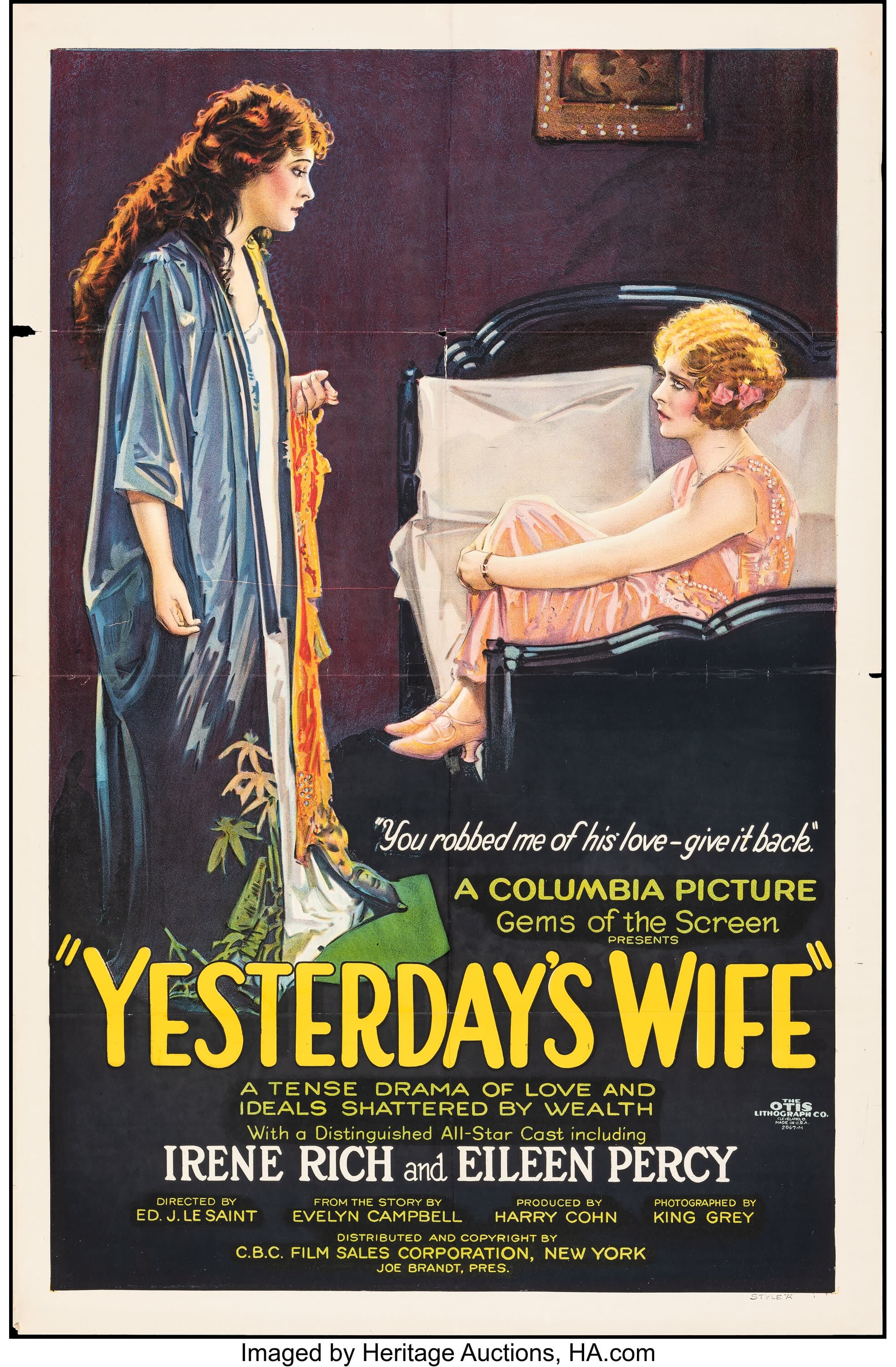 Yesterday's Wife poster